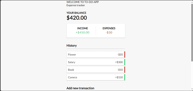 Expense Tracker